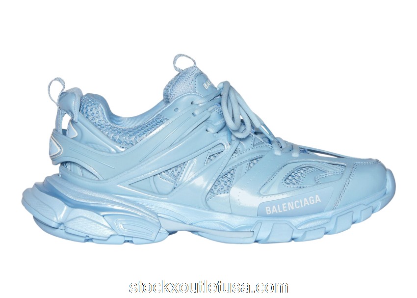 Outlet Balenciaga Track Metallic Light Blue 542023W2FS84200