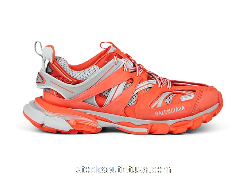 Outlet Balenciaga Track Orange Grey