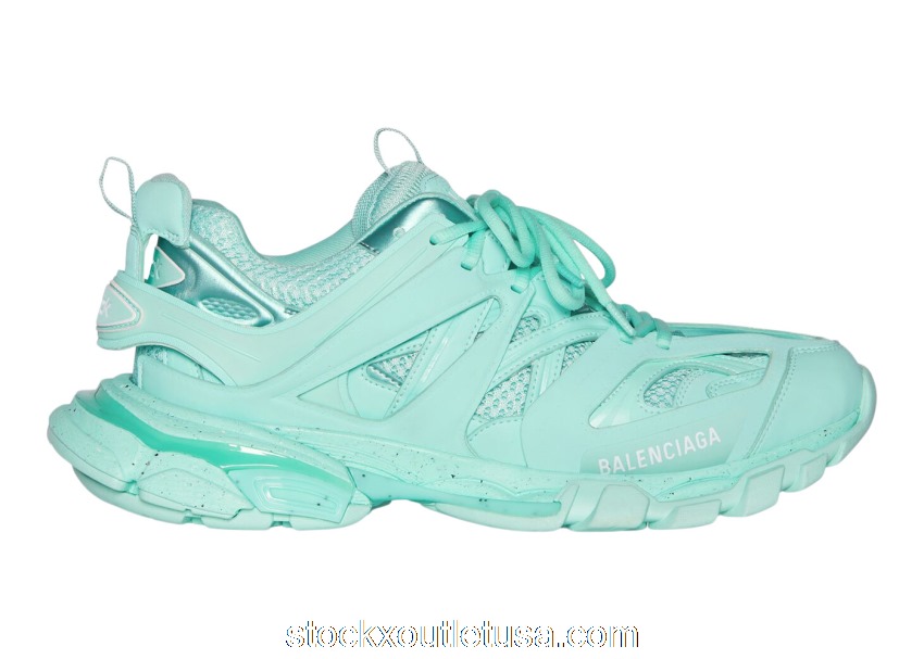 Outlet Balenciaga Track Recycled Green 542023W3FE33000