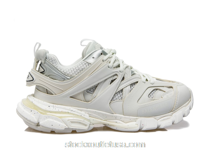 Outlet Balenciaga Track Recycled White 542023W3FE39000