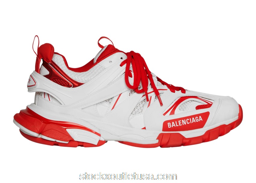 Outlet Balenciaga Track Red White 542023W3AC16690