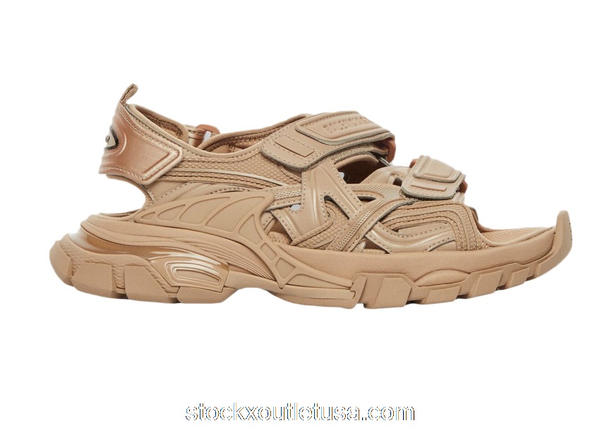 Outlet Balenciaga Track Sandal Beige 617542W2CC19370