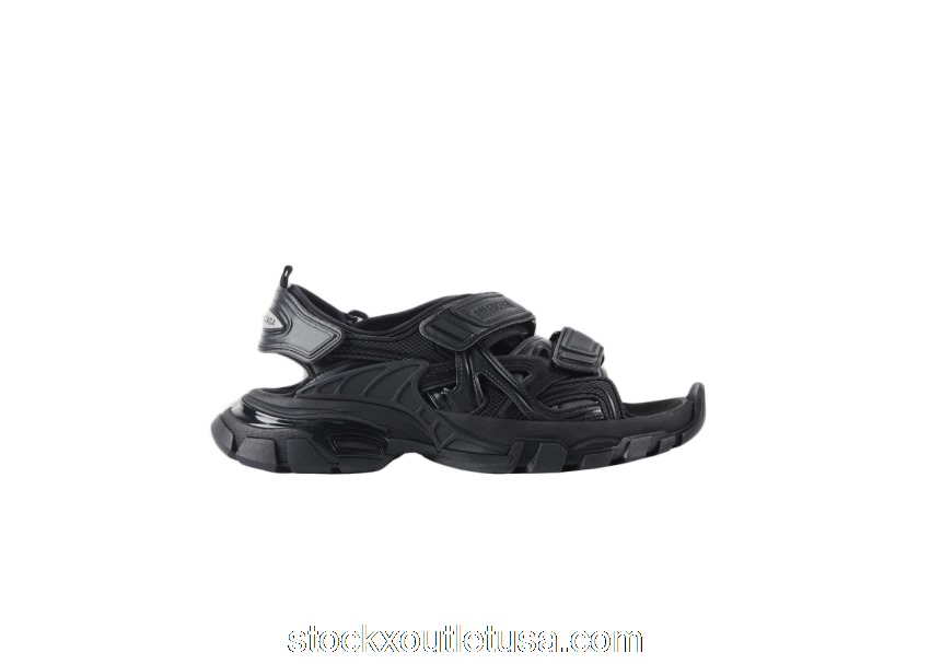Outlet Balenciaga Track Sandal Black (W) 617543W2CC11000