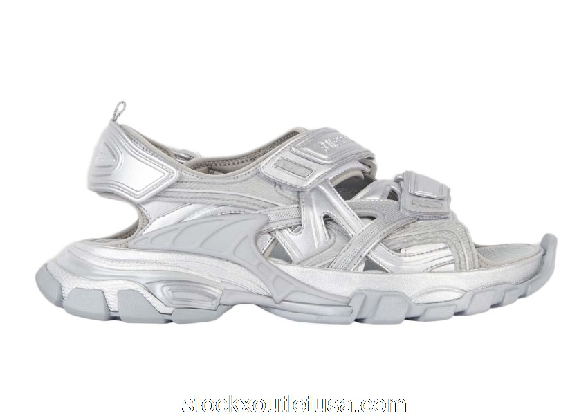 Outlet Balenciaga Track Sandal Silver (W) 617543W2FS68100
