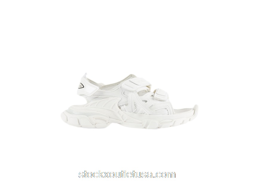 Outlet Balenciaga Track Sandal White (W) 617543W2CC19000