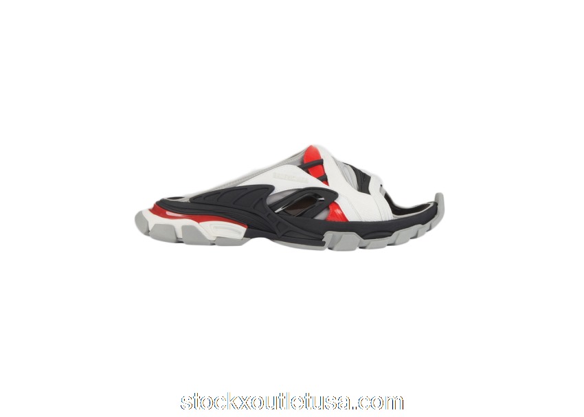 Outlet Balenciaga Track Slide Black/Grey 618083W2FL11560