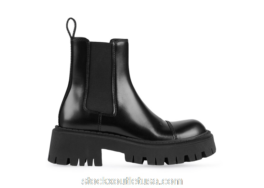 Outlet Balenciaga Tractor 20mm Boot Black (W) 641399WA8E91000