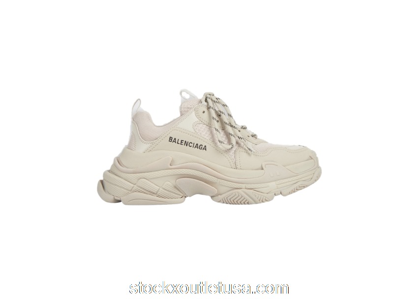 Outlet Balenciaga Triple S Beige (W) 524039W2FW19700