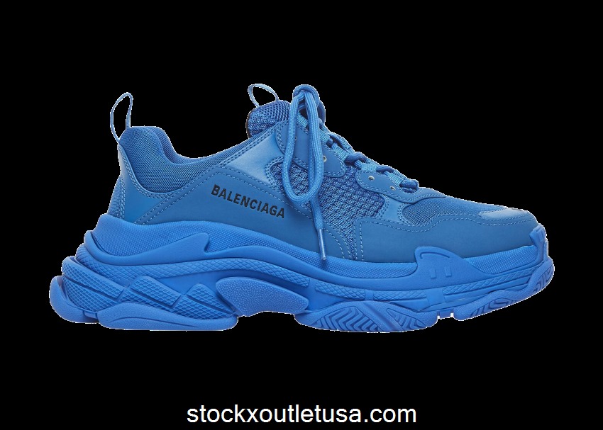 Outlet Balenciaga Triple S Blue 536737W2FW14000
