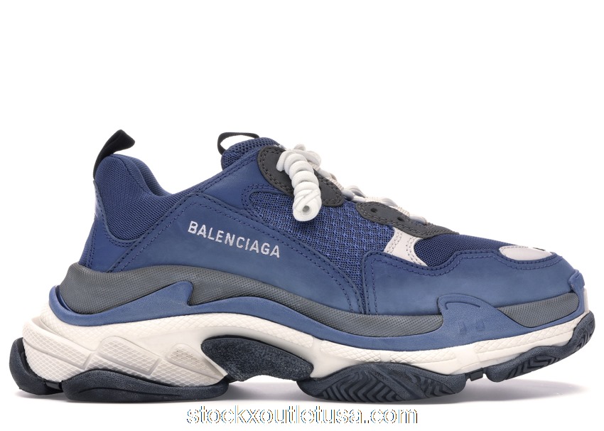 Outlet Balenciaga Triple S Cool Blue Grey