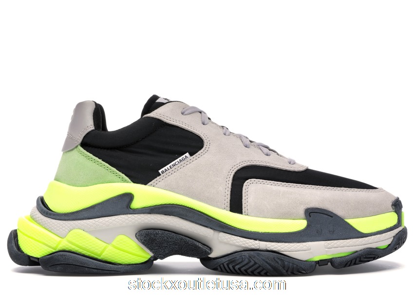 Outlet Balenciaga Triple S Grey Black Volt