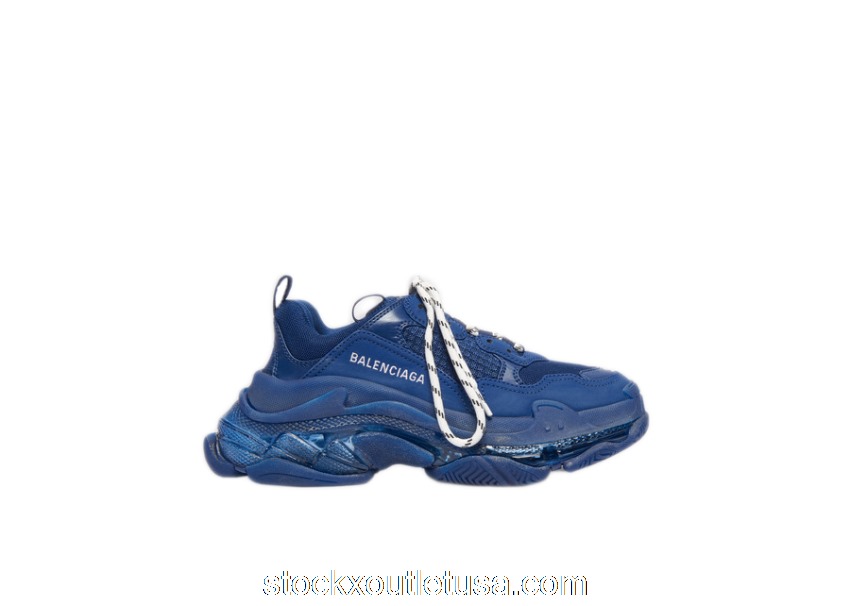 Outlet Balenciaga Triple S Navy (W) 544351W2CE14107