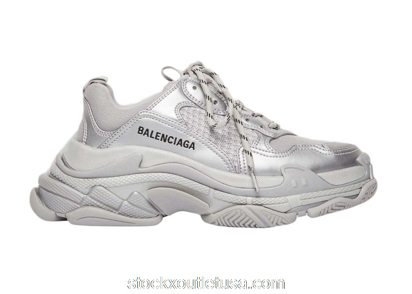 Outlet Balenciaga Triple S Silver (W) 524039W2FS28100