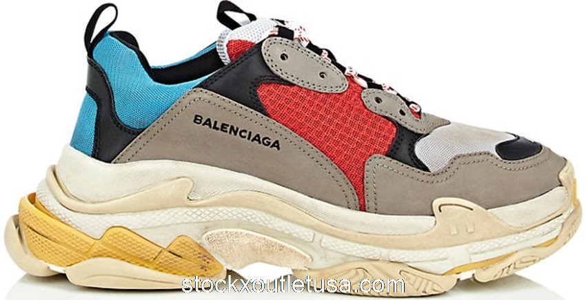 Outlet Balenciaga Triple S Taupe Multi