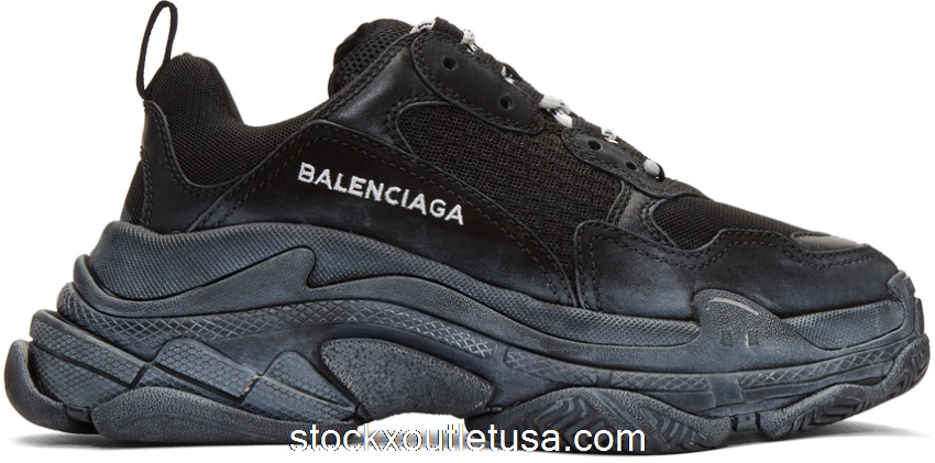 Outlet Balenciaga Triple S Triple Black (W) 172342F128017