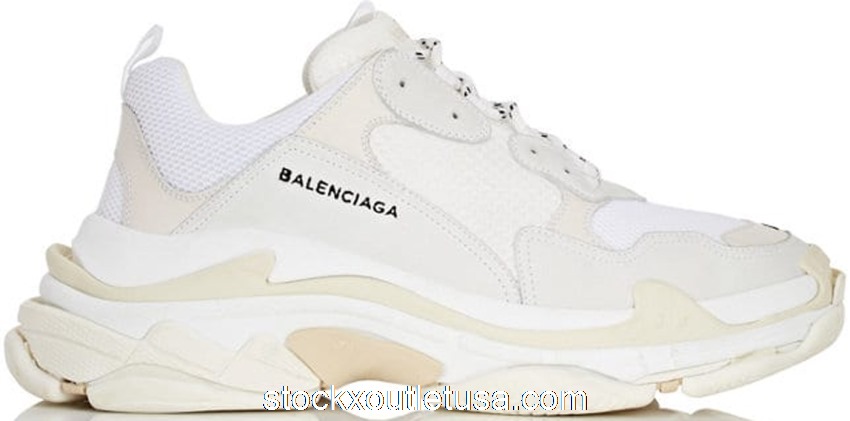 Outlet Balenciaga Triple S White 483546W06F19000