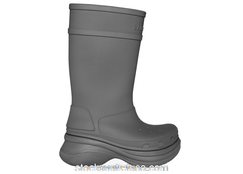 Outlet Balenciaga x Crocs Boot Grey 677384W1S8E1500