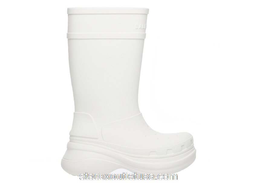 Outlet Balenciaga x Crocs Boot White (W) 677388W1S8E9000