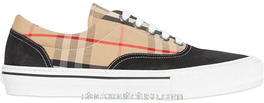 Outlet Burberry Cotton Suede Vintage Check 80163011