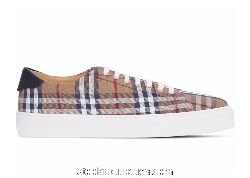 Outlet Burberry Rangleton Check Birch Brown 8048156