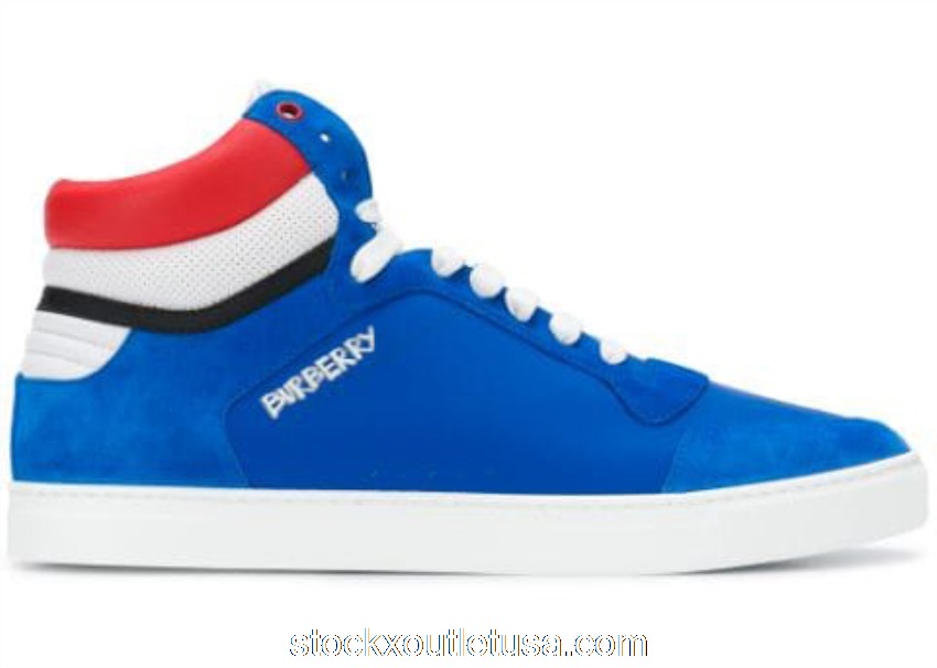 Outlet Burberry Reeth Blue Suede 4076231