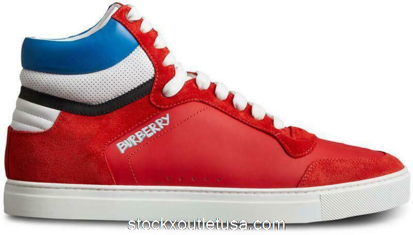 Outlet Burberry Reeth Red Suede 4076232