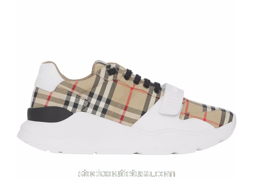 Outlet Burberry Regis Archive Beige White 8048577