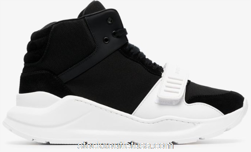 Outlet Burberry Regis Black White