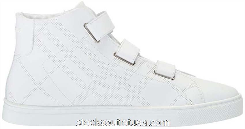 Outlet Burberry Sturrock Perforated White