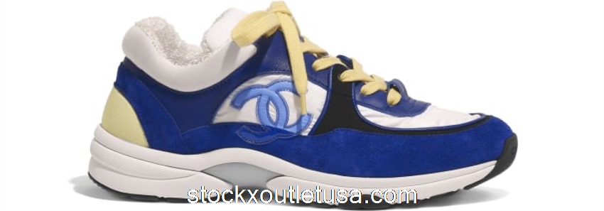Outlet Chanel Low Top Trainer CC Blue G34360 Y51525 K1277