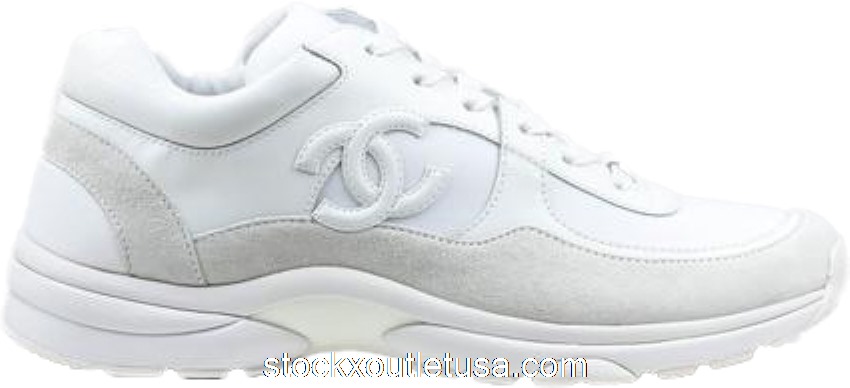Outlet Chanel Low Top Trainer CC Triple White