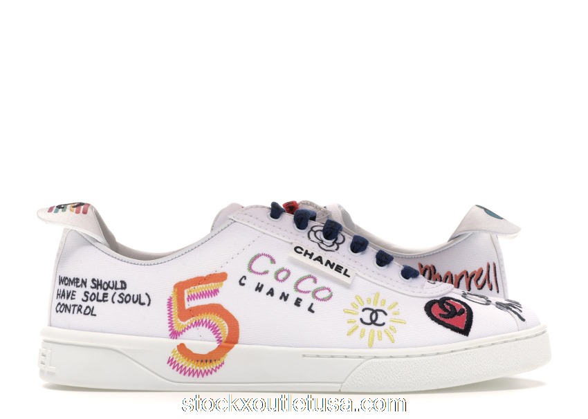 Outlet Chanel Sneakers Pharrell White Multi-Color (W) 19D G34877X53027 C2340