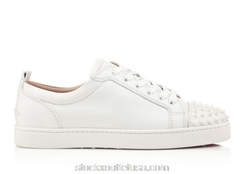 Outlet Christian Louboutin Louis Junior Spikes White 11305733047