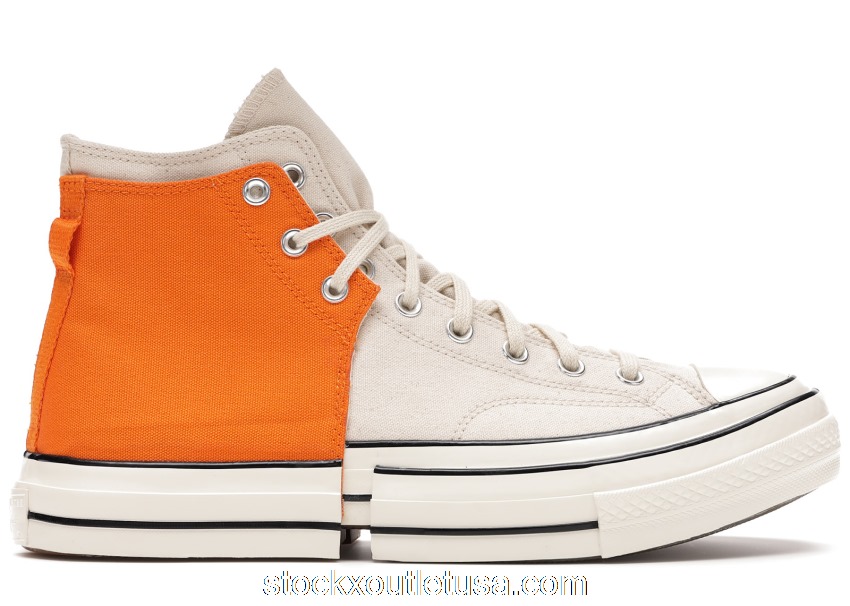Outlet Converse Chuck Taylor All-Star 70 Hi 2-in-1 Feng Chen Wang Orange Ivory 169840C