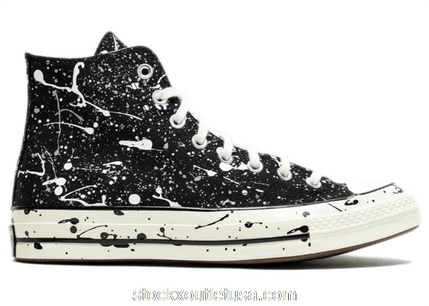 Outlet Converse Chuck Taylor All-Star 70 Hi Archive Paint Splatter Black White A01171C