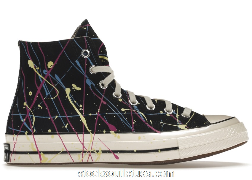 Outlet Converse Chuck Taylor All-Star 70 Hi Archive Paint Splatter Black 170801C