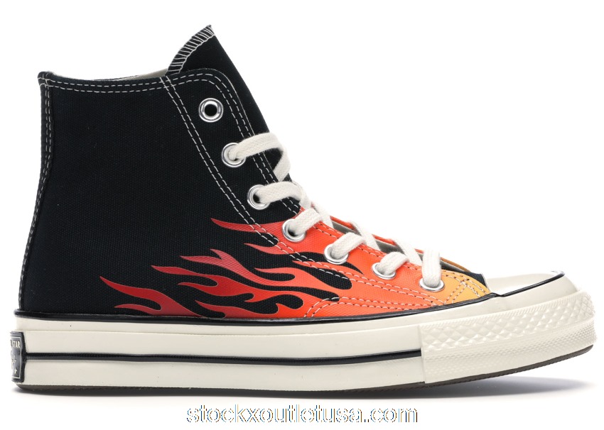 Outlet Converse Chuck Taylor All-Star 70 Hi Archive Print Flames 165024C