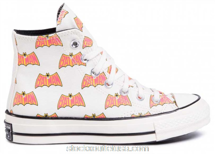 Outlet Converse Chuck Taylor All-Star 70 Hi Batman 80th Anniversary White 167318C