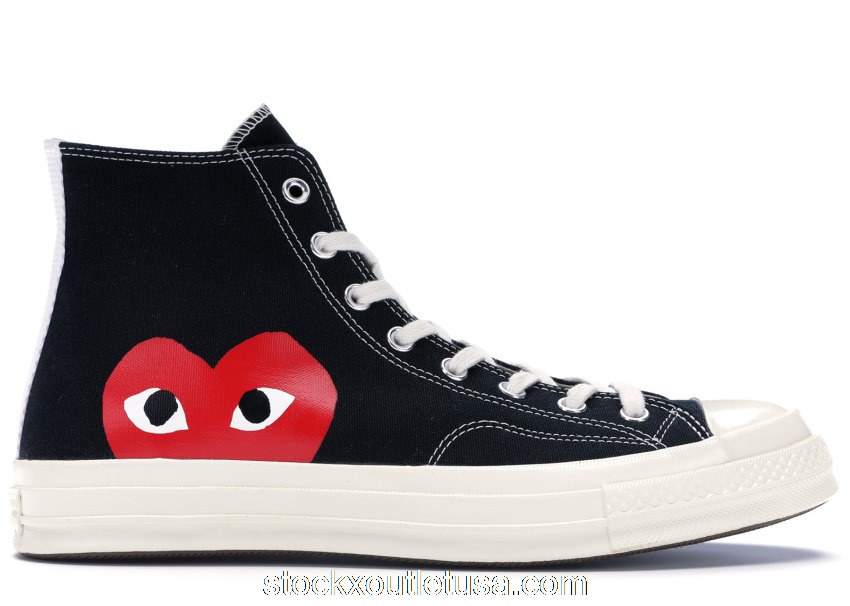 Outlet Converse Chuck Taylor All-Star 70 Hi Comme des Garcons PLAY Black 150204C