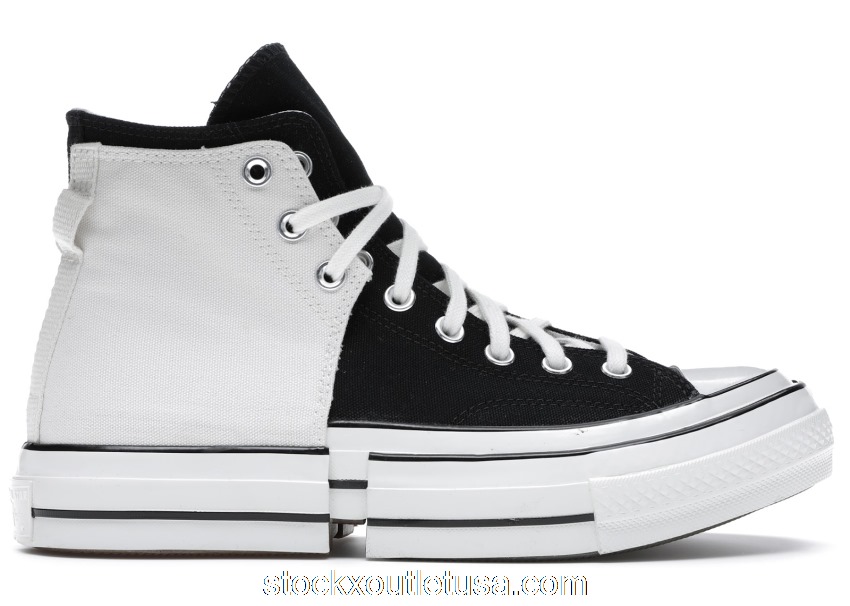 Outlet Converse Chuck Taylor All-Star 70 Hi Feng Chen Wang 2-in-1 Ivory Black 169839C