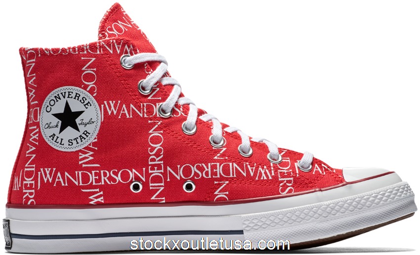 Outlet Converse Chuck Taylor All-Star 70 Hi Grid JW Anderson Red 162290C