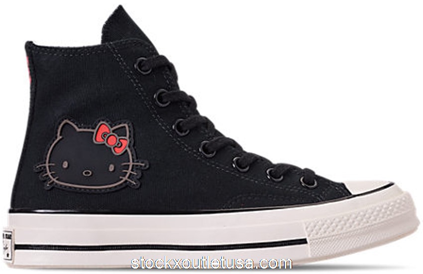 Outlet Converse Chuck Taylor All-Star 70 Hi Hello Kitty Black (W) 163902C