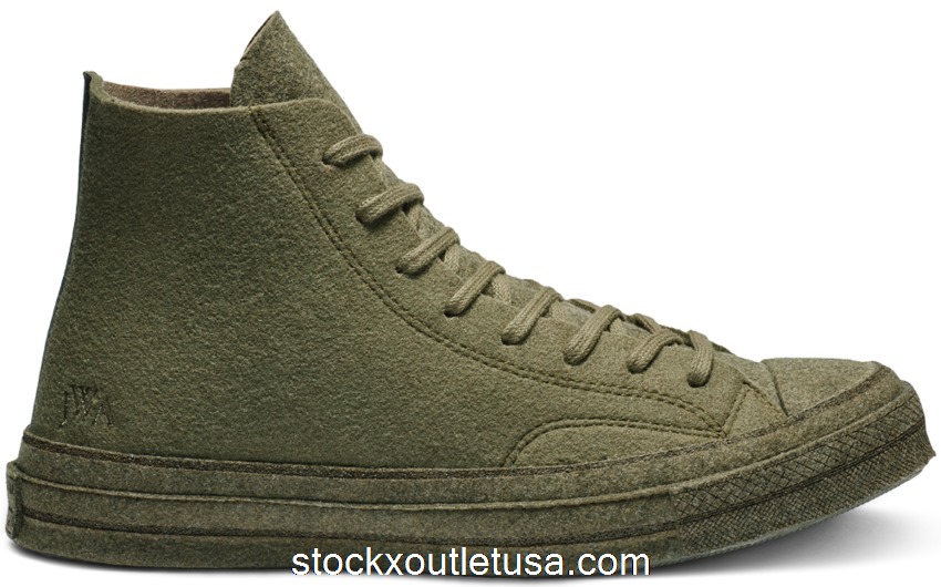 Outlet Converse Chuck Taylor All-Star 70 Hi JW Anderson Felt Tarmac 162954C