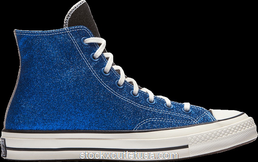 Outlet Converse Chuck Taylor All-Star 70 Hi JW Anderson Glitter Gutter Blue Green 160804C