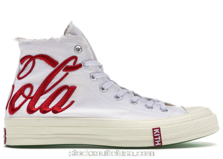 Outlet Converse Chuck Taylor All-Star 70 Hi Kith Coca-Cola White CN160286C