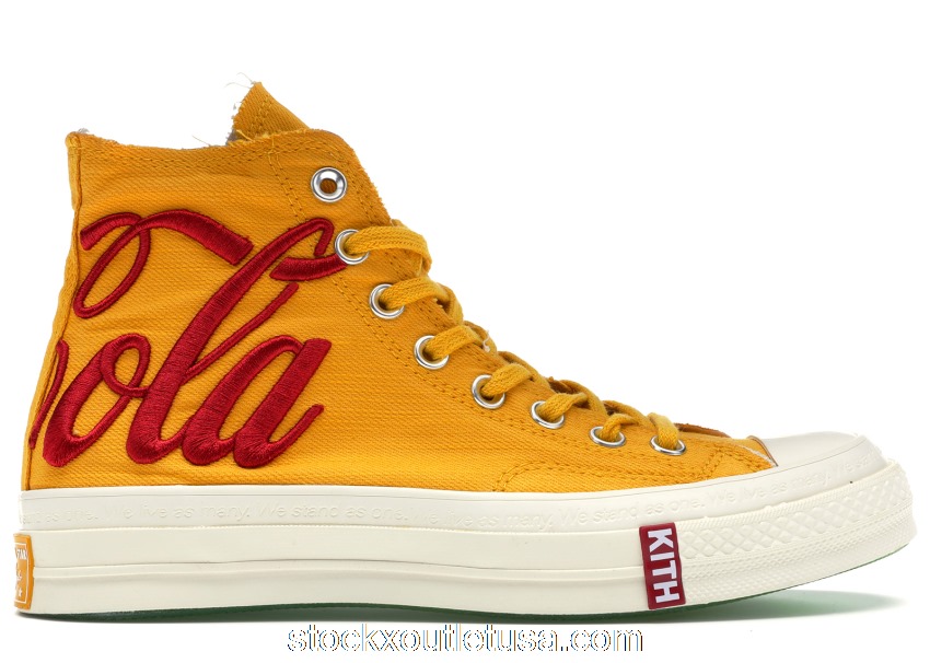 Outlet Converse Chuck Taylor All-Star 70 Hi Kith x Coca Cola Yellow 162985C