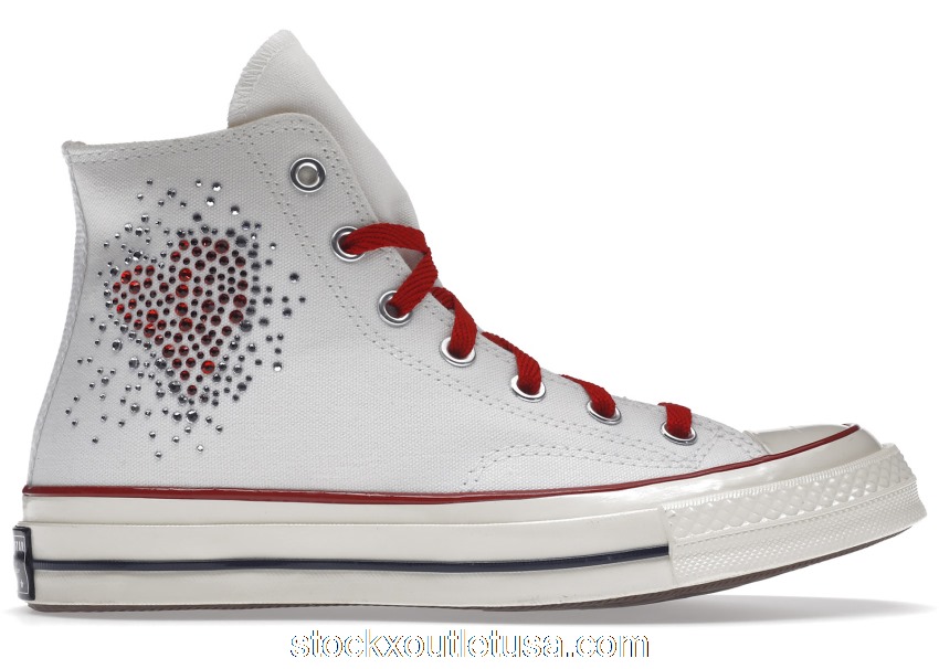 Outlet Converse Chuck Taylor All-Star 70 Hi LTD Crystal Red Heart A02103C