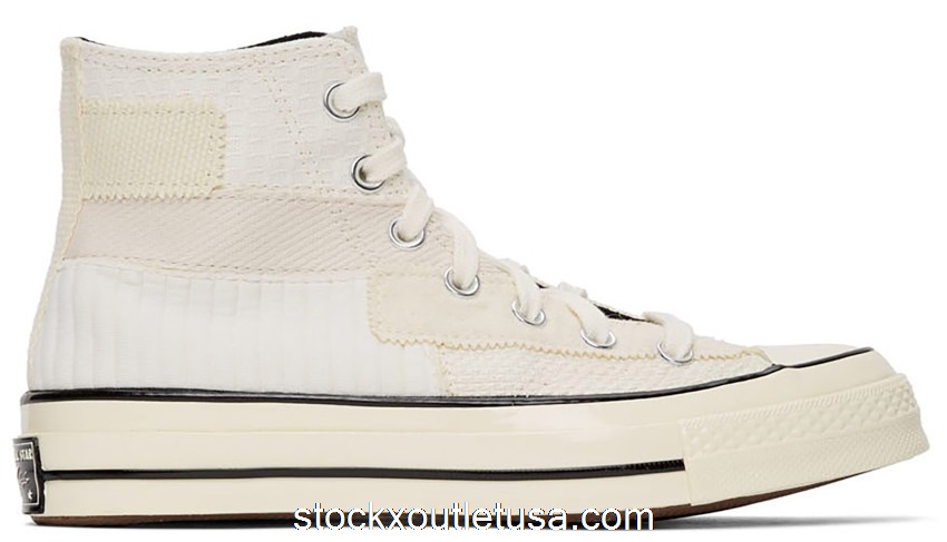 Outlet Converse Chuck Taylor All-Star 70 Hi Patchwork Antique White