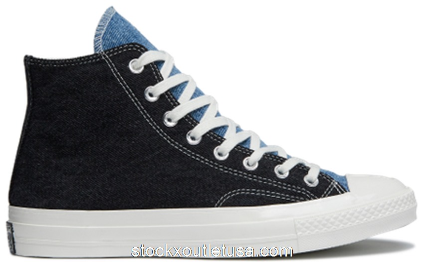 Outlet Converse Chuck Taylor All-Star 70 Hi Renew Denim Tri Panel 166286C