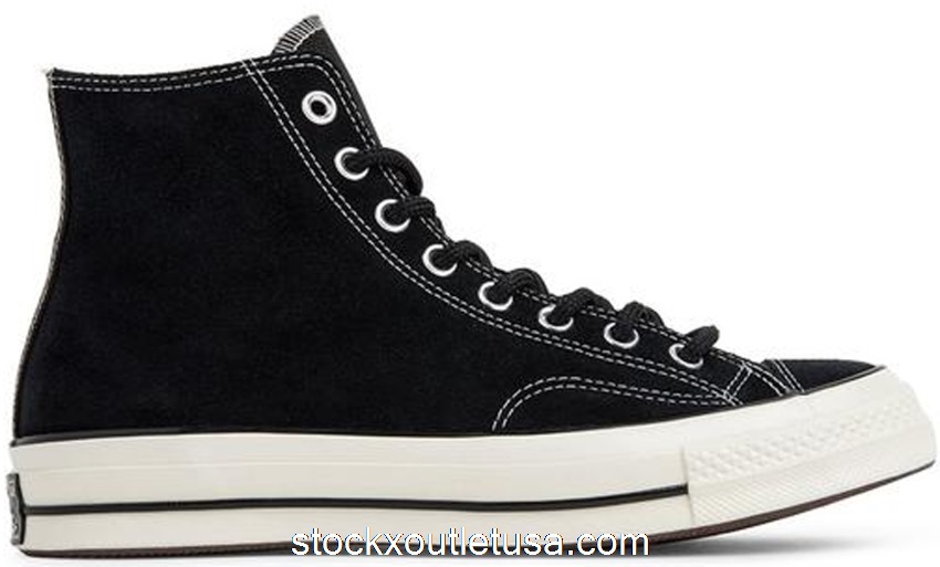 Outlet Converse Chuck Taylor All-Star 70 Hi Suede Pack Black 162373C